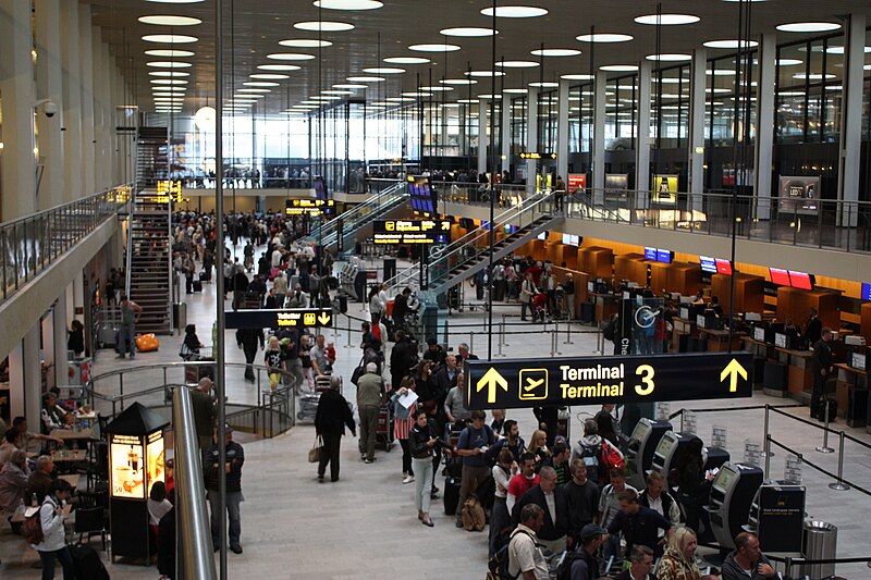 Аэропорт Копенгагена вошел в топ-5 самых загруженных в мире